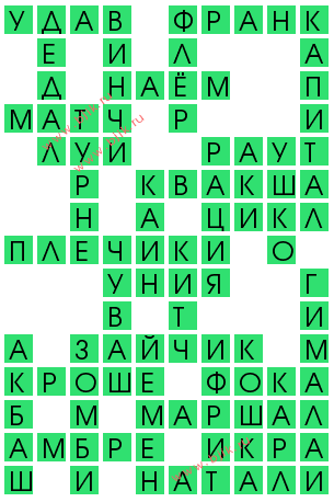 сканворд 13592