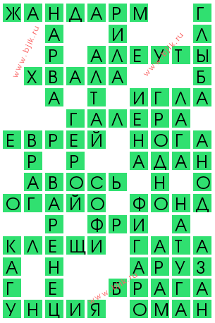 сканворд 13596