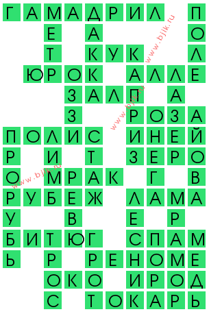 сканворд 13635