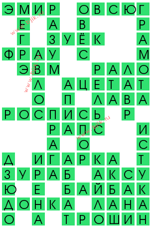 сканворд 13662