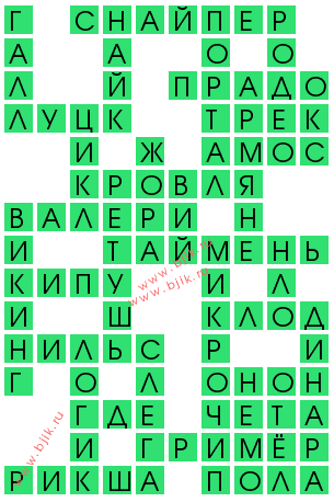 сканворд 13663