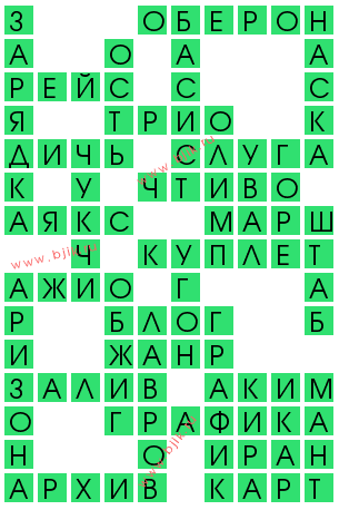 сканворд 13664
