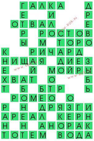 сканворд 13667
