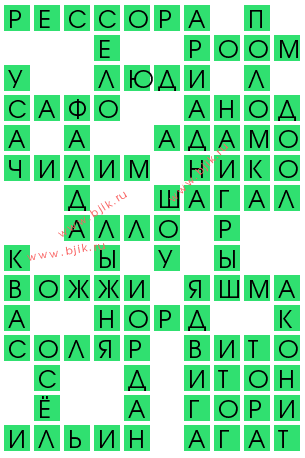 сканворд 13692