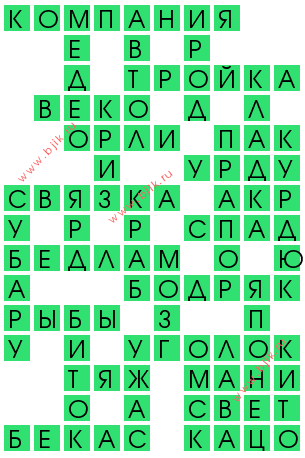 сканворд 13694