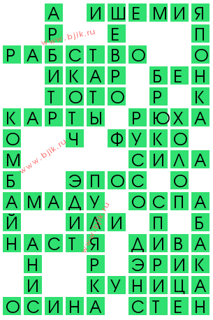 сканворд 13722