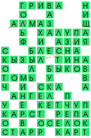 сканворд 13762