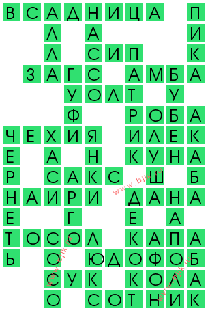 сканворд 13835