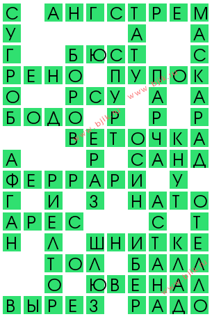 сканворд 13891