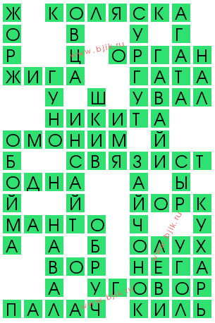 сканворд 13933