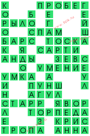 сканворд 13934