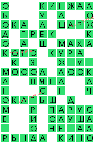 сканворд 13977