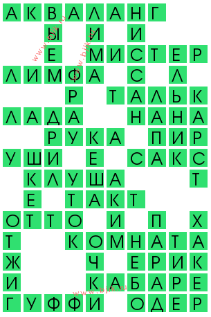 сканворд 14308