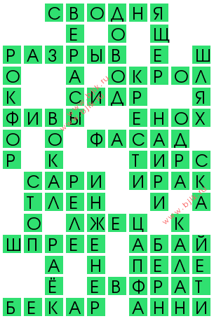 сканворд 14318