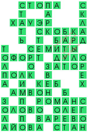 сканворд 14337
