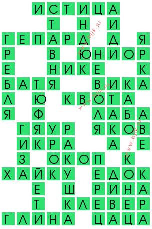 сканворд 14413