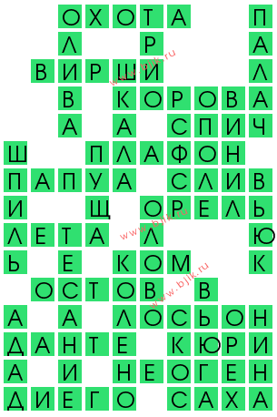 сканворд 14432