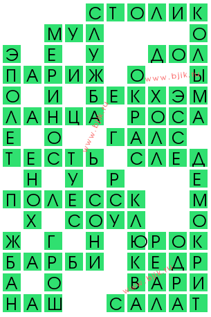 сканворд 14535