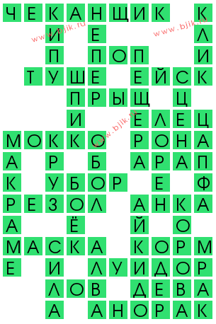 сканворд 14635