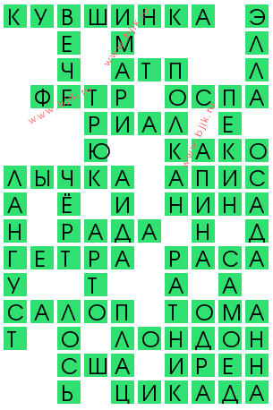 сканворд 14670