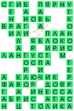 сканворд 14697
