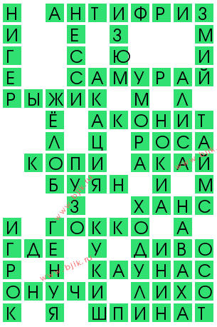 сканворд 14756