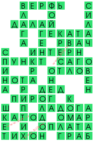 сканворд 14762