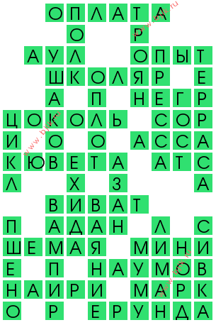 сканворд 14764