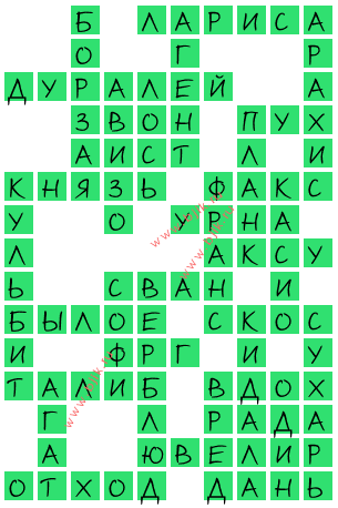 сканворд 15147