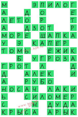 сканворд 15229