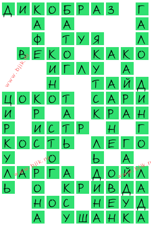сканворд 15235