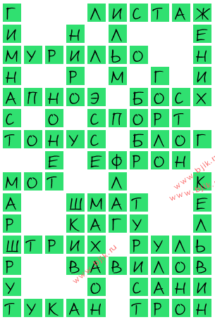сканворд 15236