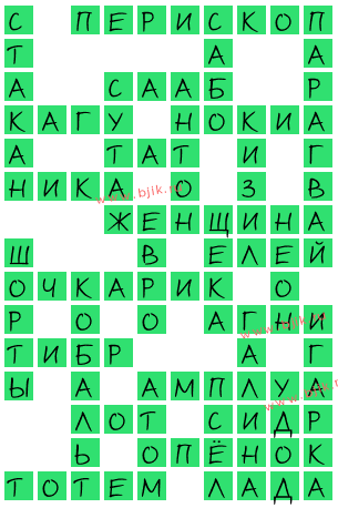 сканворд 15291