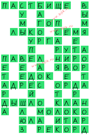 сканворд 15305
