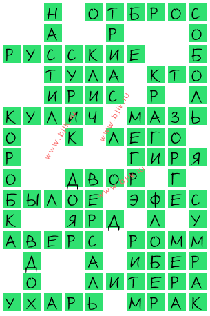 сканворд 15382
