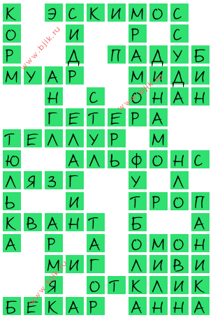 сканворд 15393