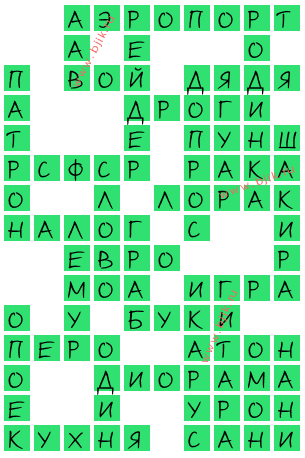 сканворд 15458