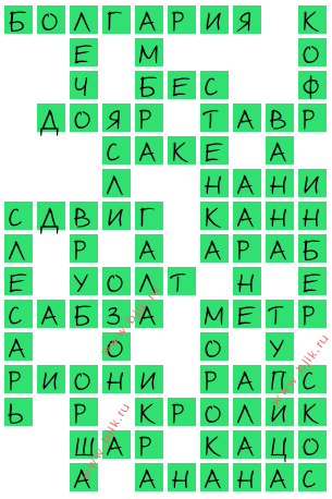 сканворд 15505