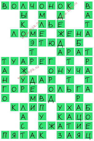 сканворд 15541