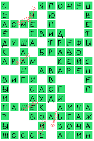 сканворд 15594