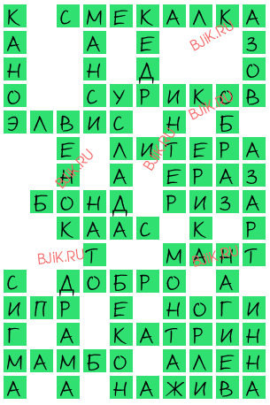 сканворд 15661