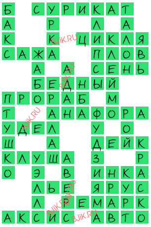сканворд 15663