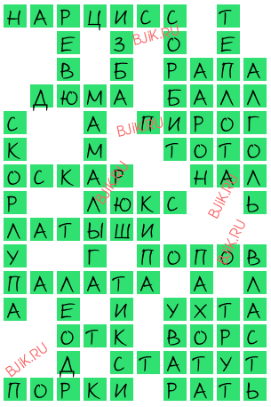 сканворд 15677