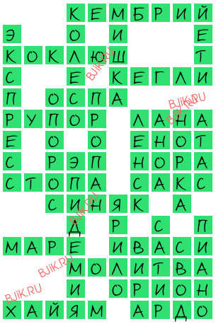 сканворд 15790