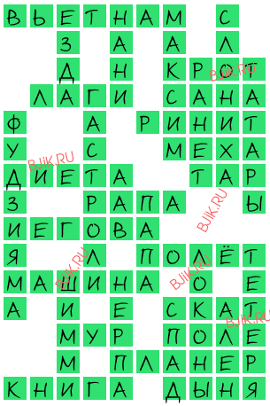 сканворд 15807