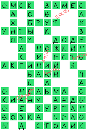 сканворд 15827