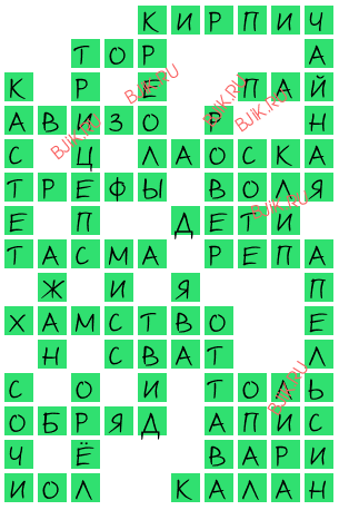 сканворд 15830