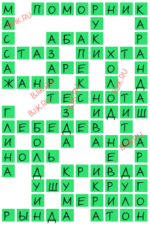 сканворд 15856
