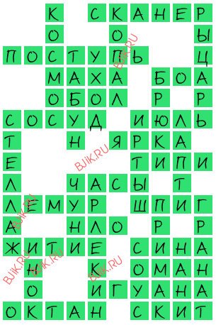 сканворд 15887