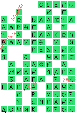 сканворд 15913